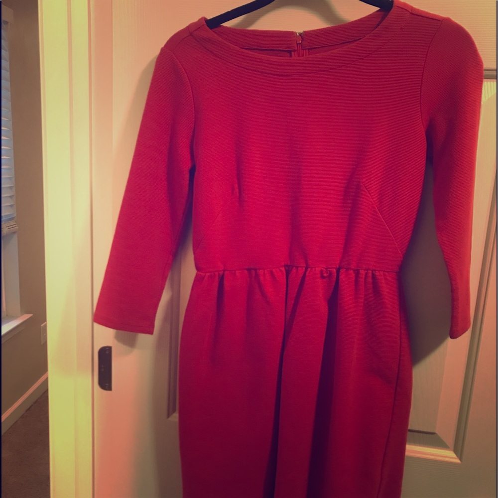 Red Loft 2P long sleeve dress